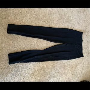 Fabletics black leggings with side pockets